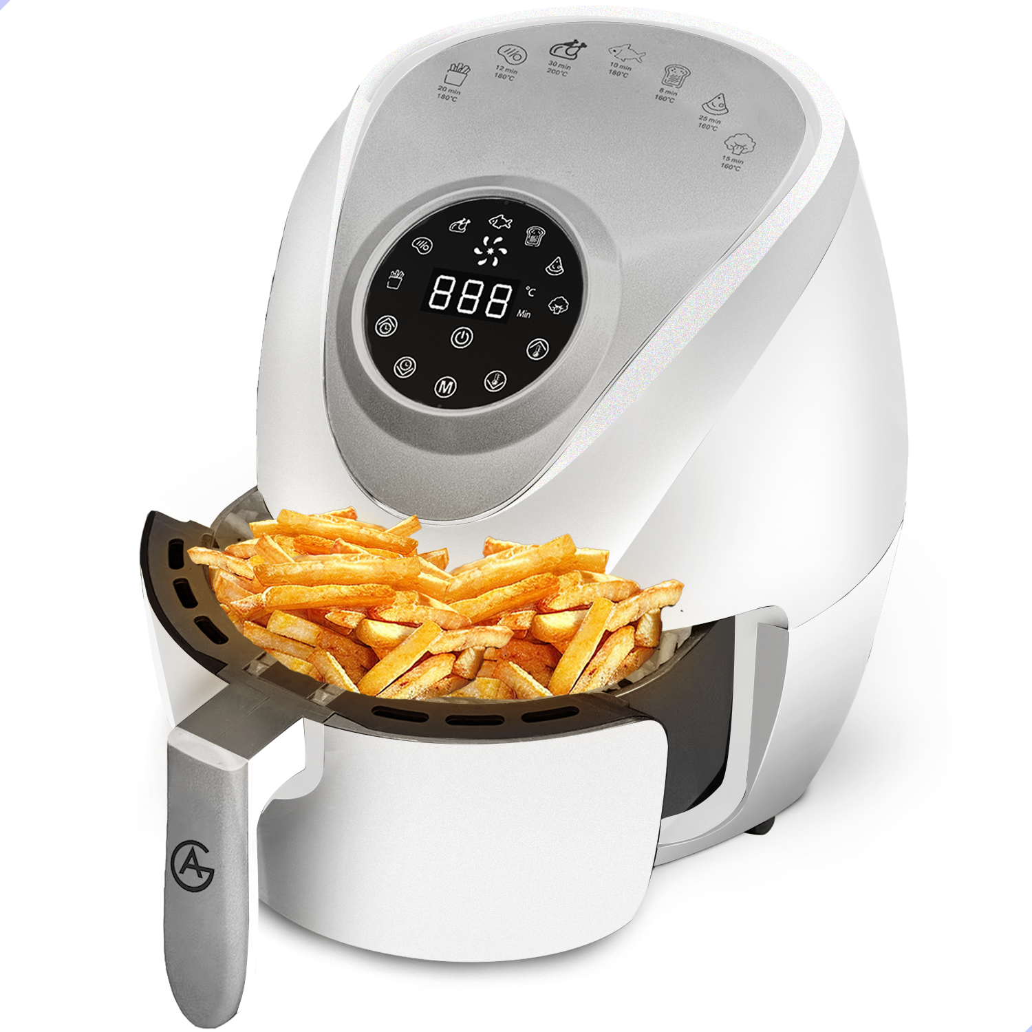 AG Airfryer Compact - White- Tot 4 Personen