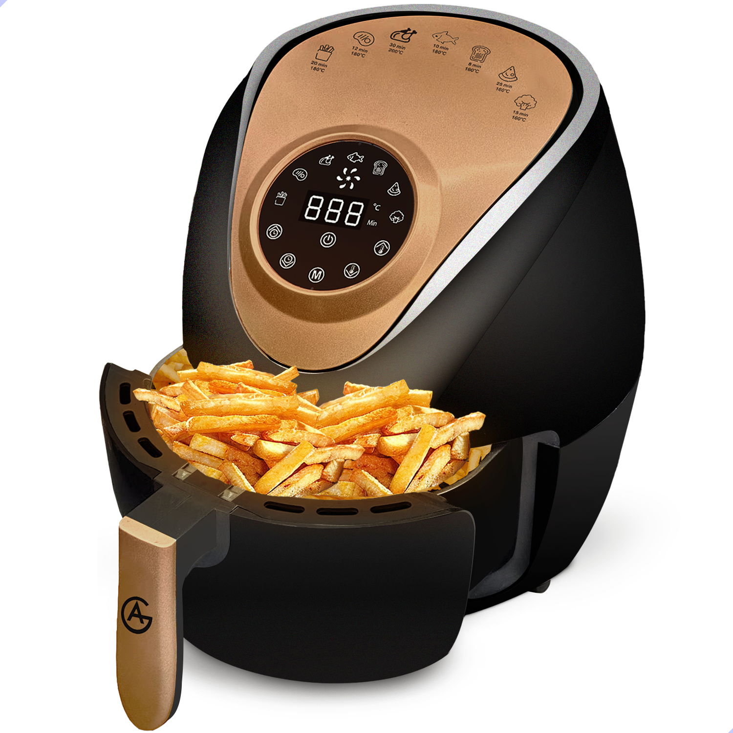AG Airfryer Compact - Black - Tot 4 Personen