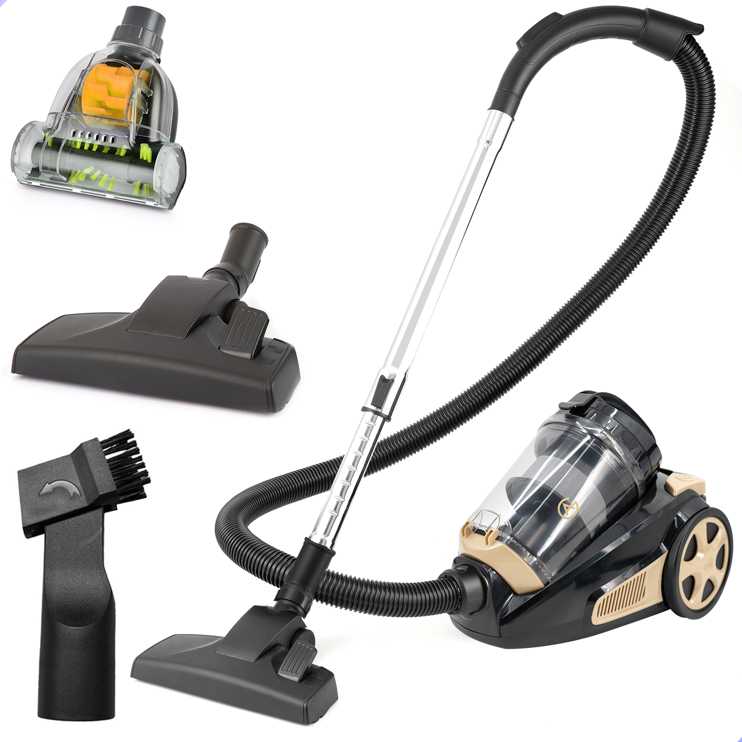 AG Stofzuiger zonder Zak - Extra Lang Snoer, Tot 9 Meter Actieradius