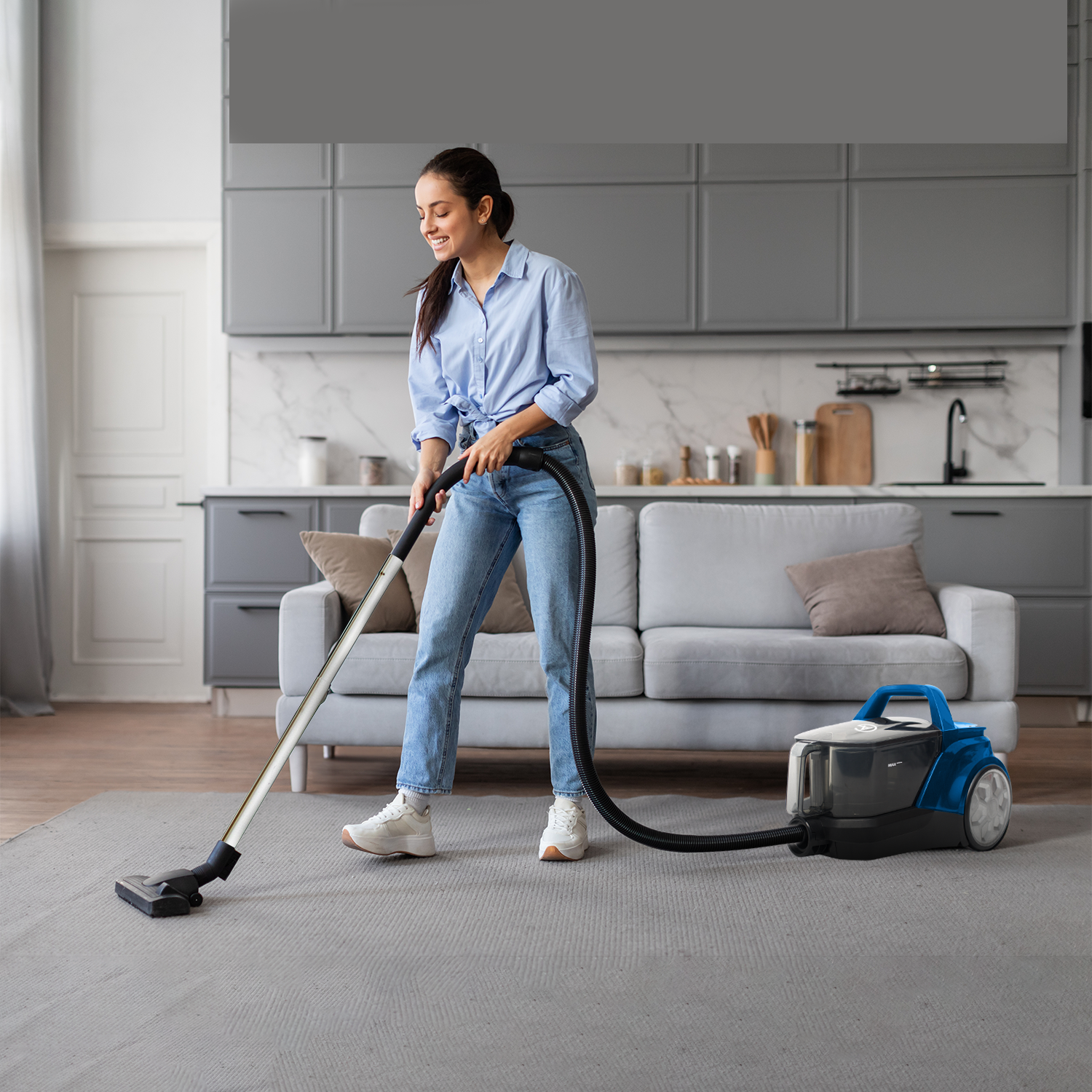 AG Stofzuiger Zonder Zak - Extra Sterke Zuigkacht: 900W