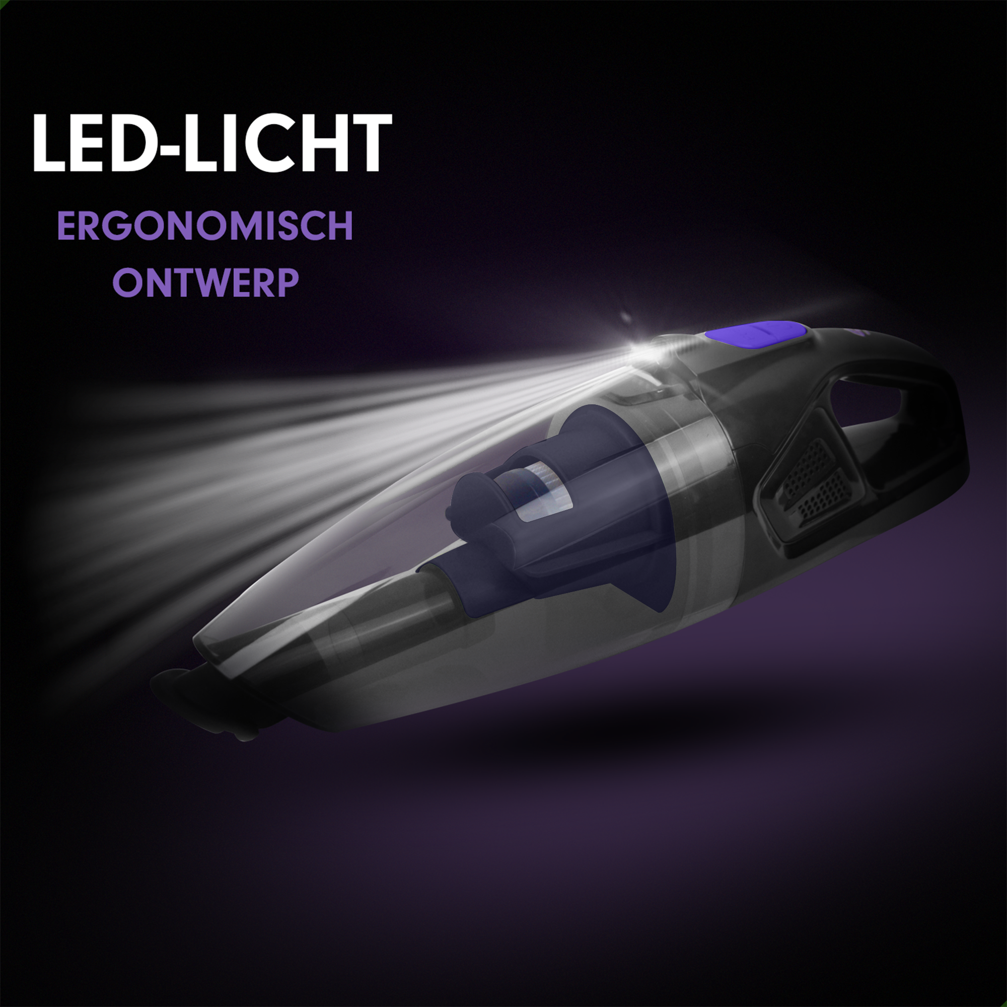 AG Nat & Droog Handstofzuiger - Deep Purple