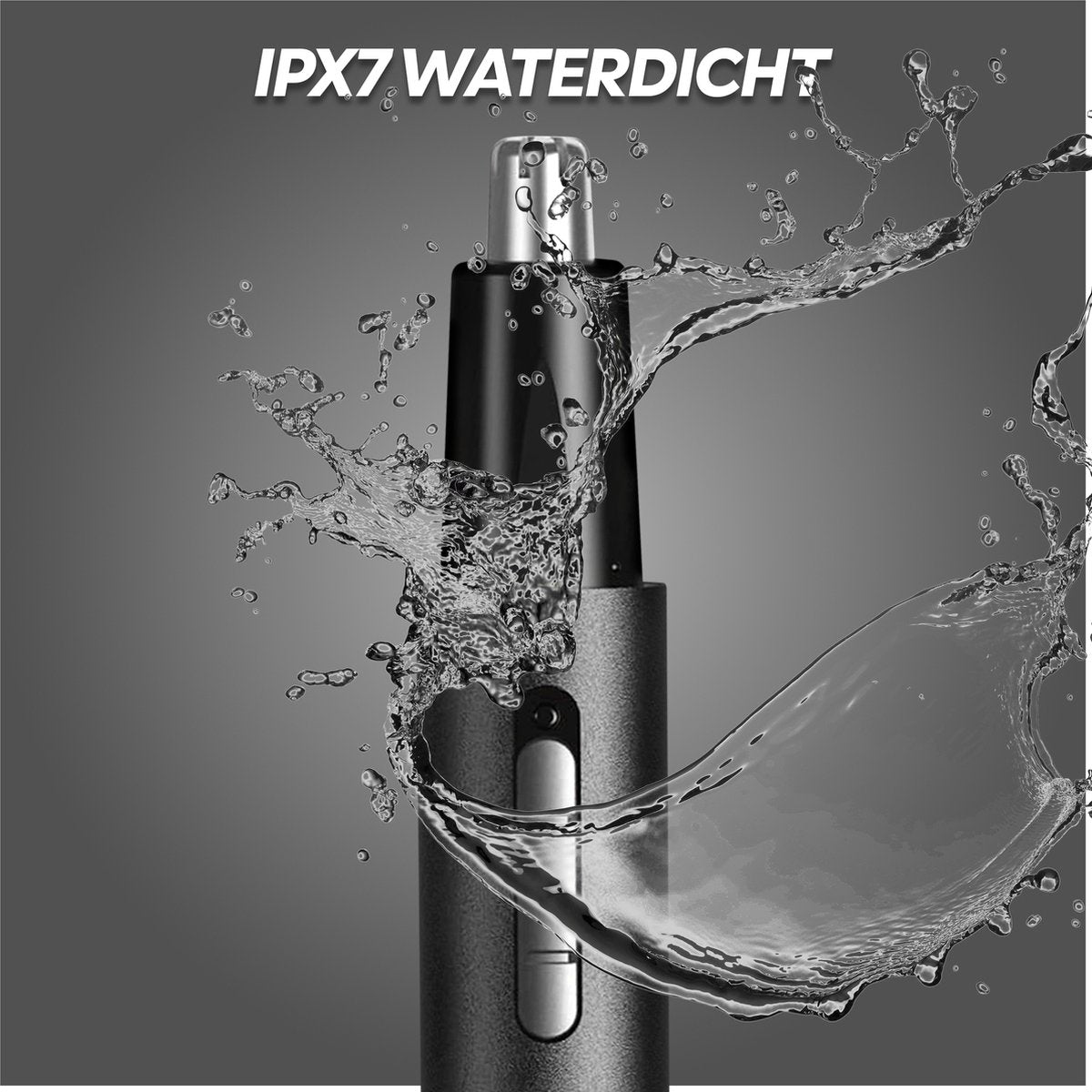 AG Neustrimmer & Wenkbrauwtrimmer - Vrouwen & Mannen - Zwart