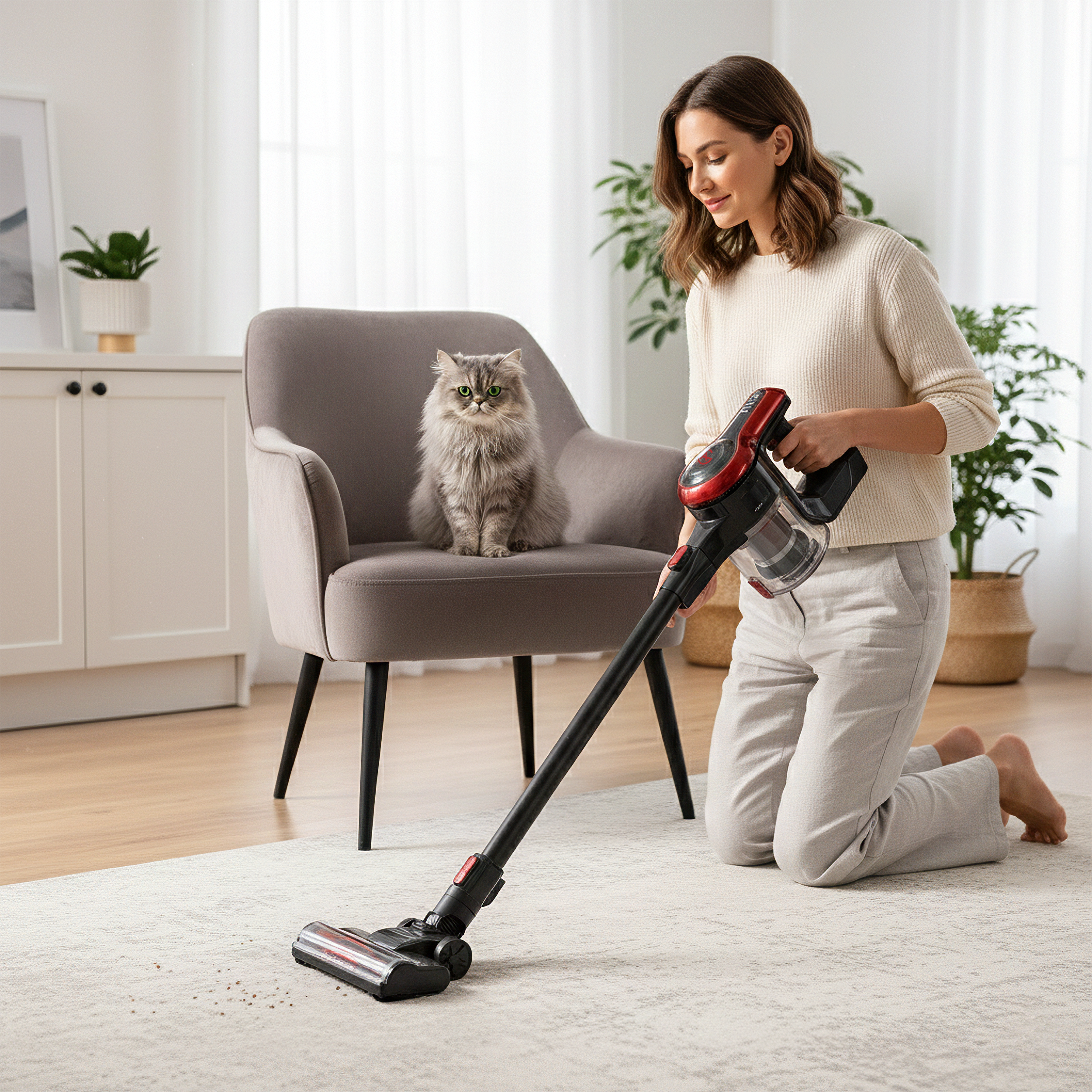 AG Steelstofzuiger. Red