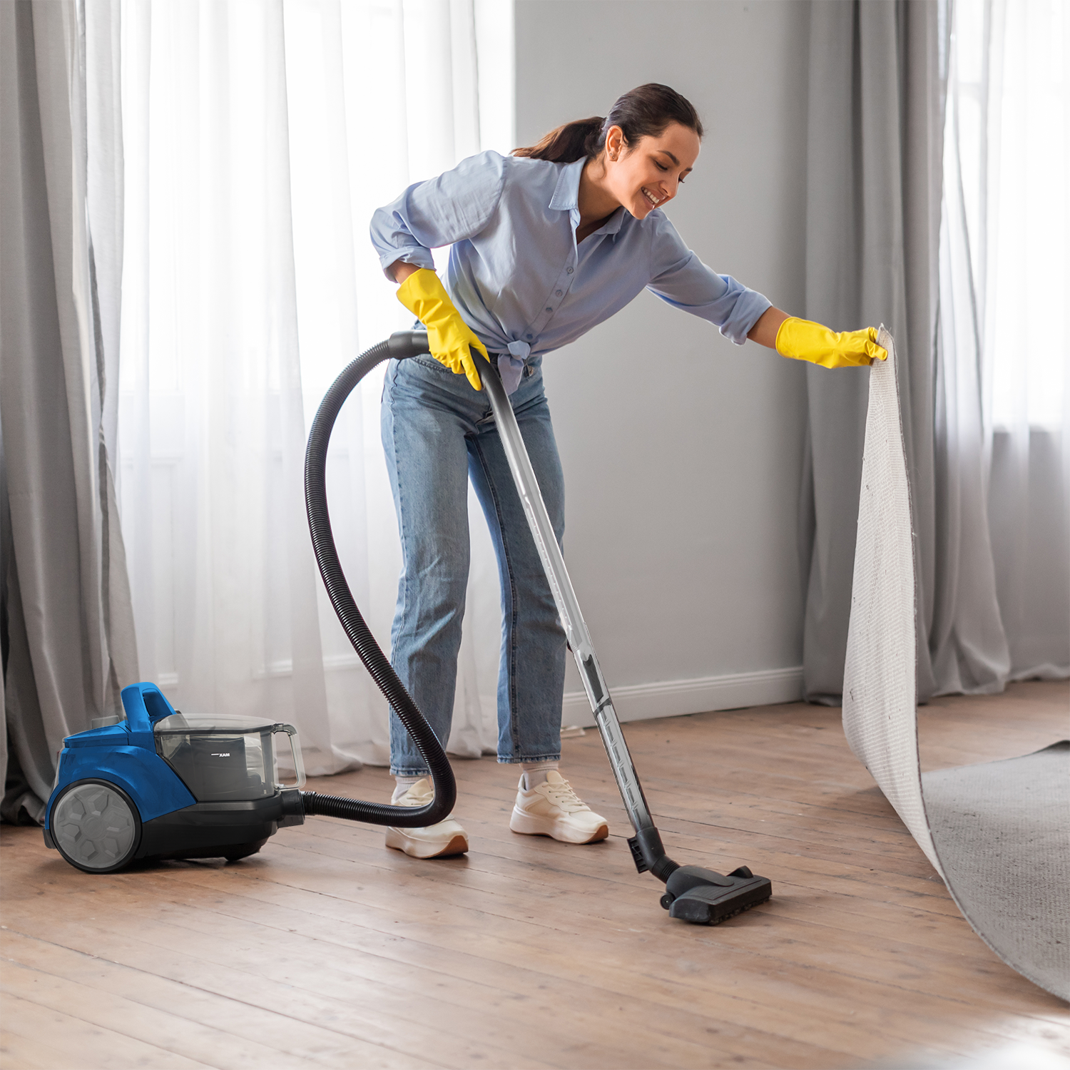 AG Stofzuiger Zonder Zak - Extra Sterke Zuigkacht: 900W