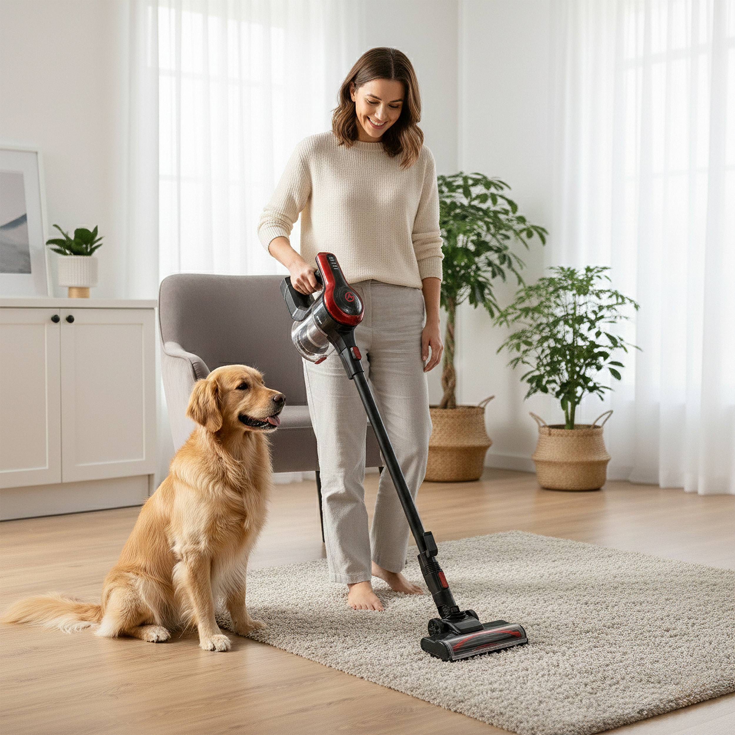 AG Steelstofzuiger. Red