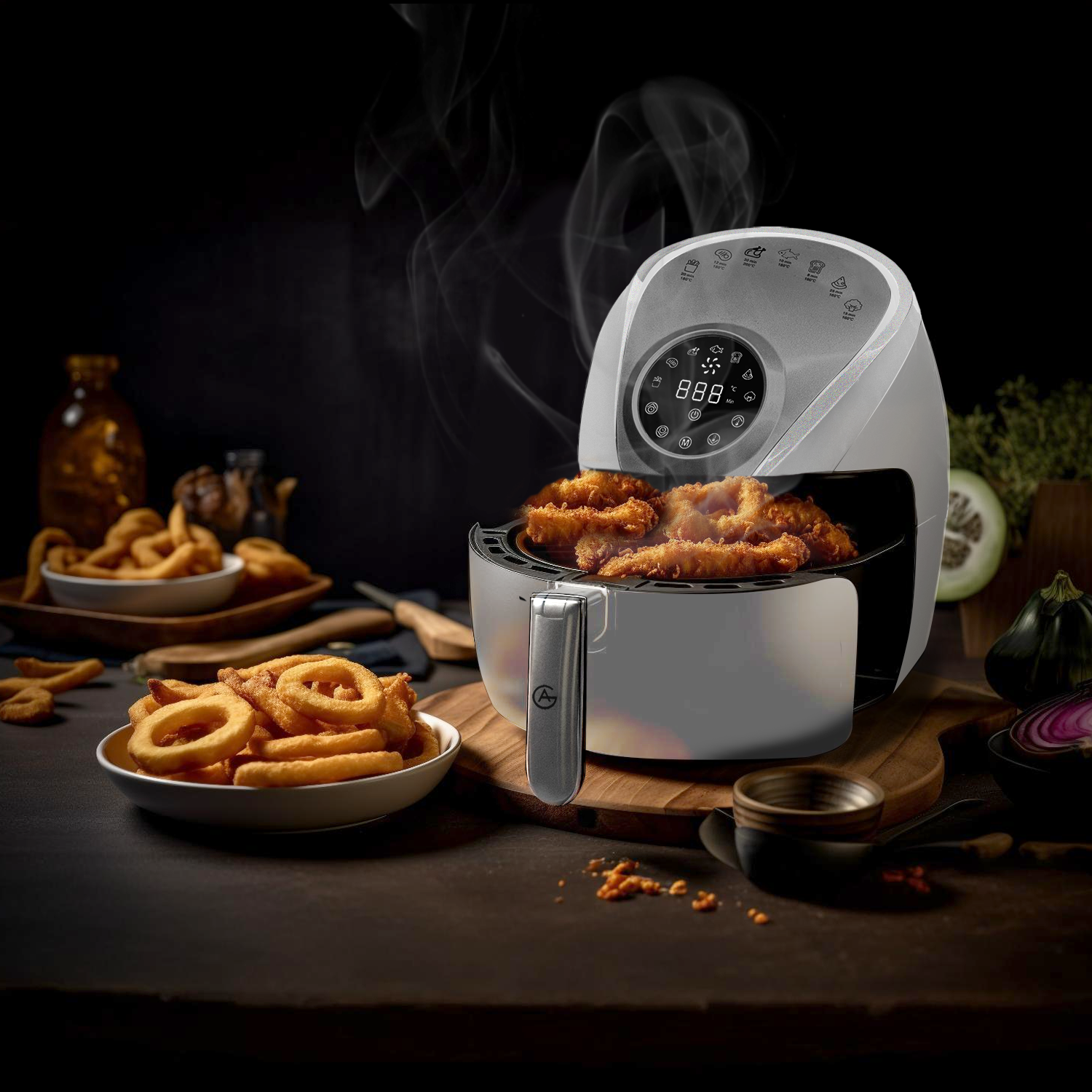 AG Airfryer Compact - White- Tot 4 Personen