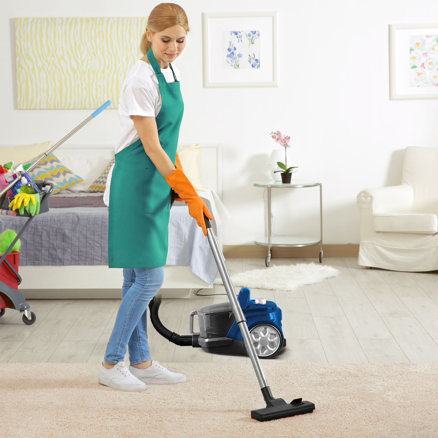 AG Stofzuiger Zonder Zak - Extra Sterke Zuigkacht: 900W