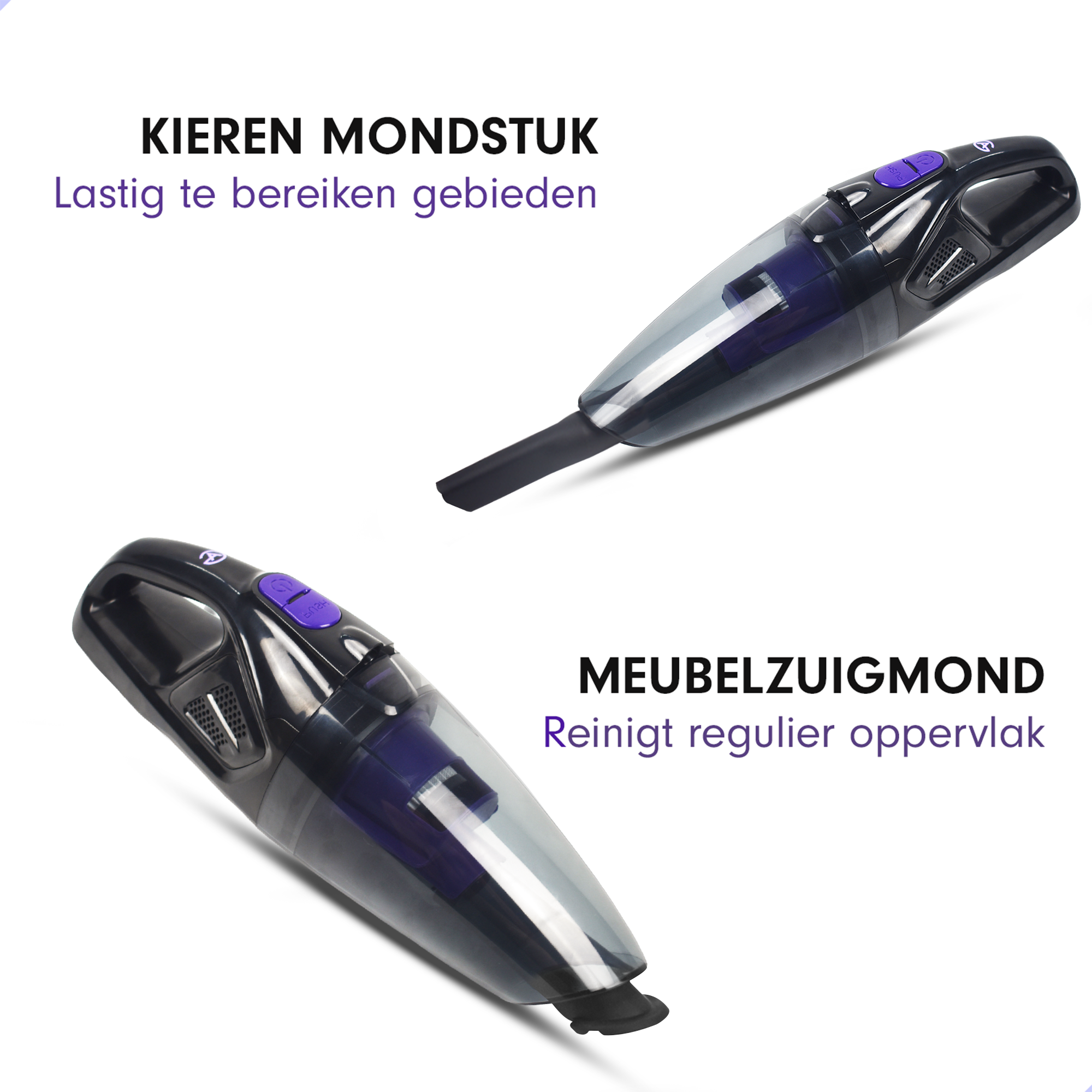 AG Nat & Droog Handstofzuiger - Deep Purple