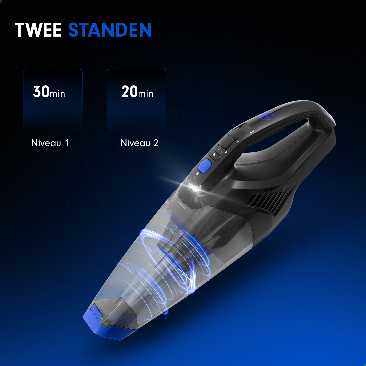 AG Handstofzuiger - Ocean Blue