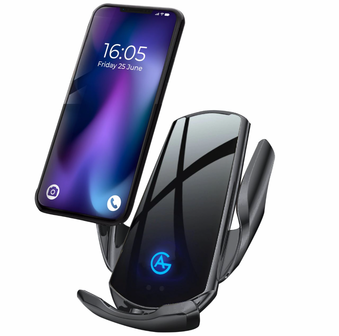AG Luxe Telefoonhouder Auto - Draadloos Opladen