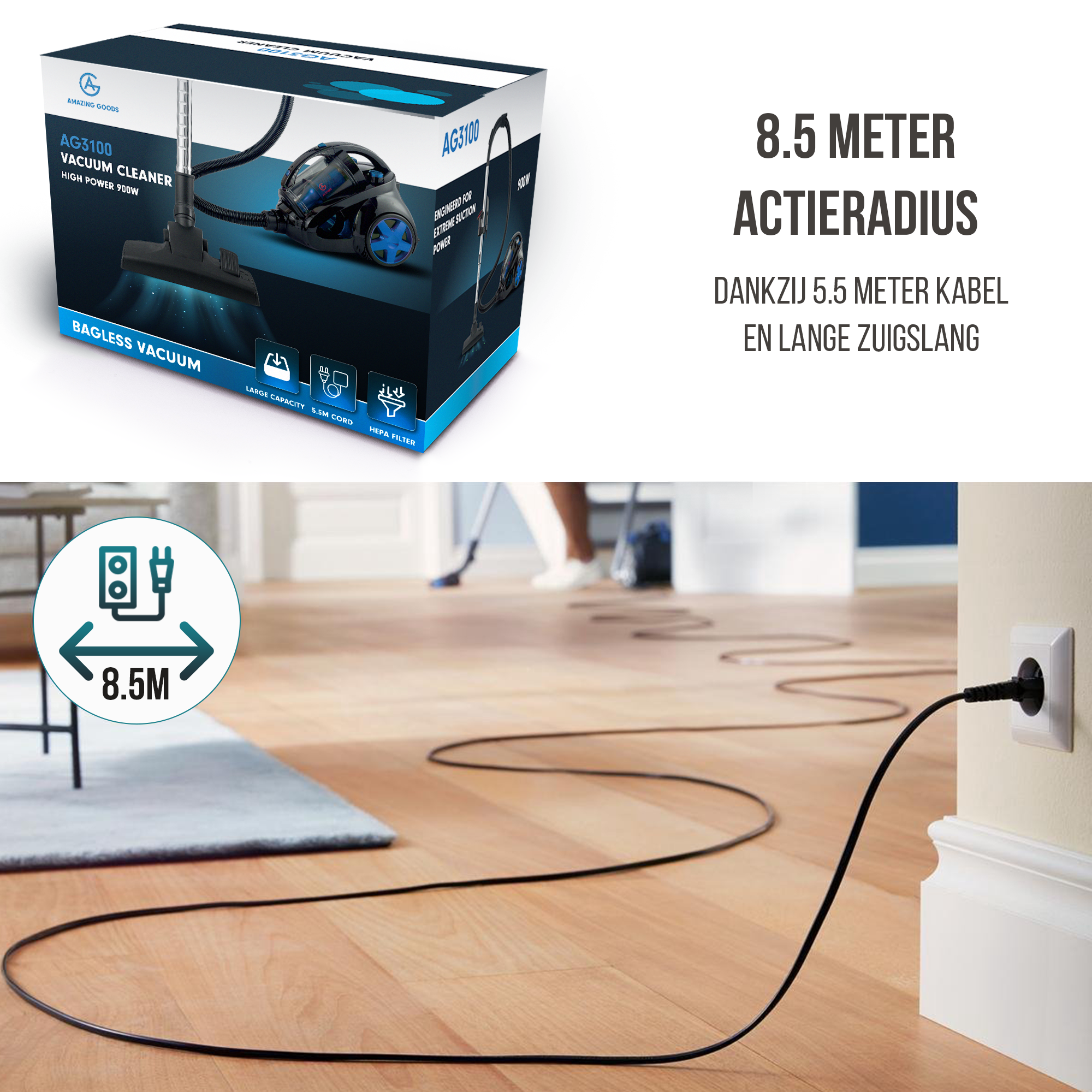 AG Stofzuiger- Bestseller - Dierenharen expert