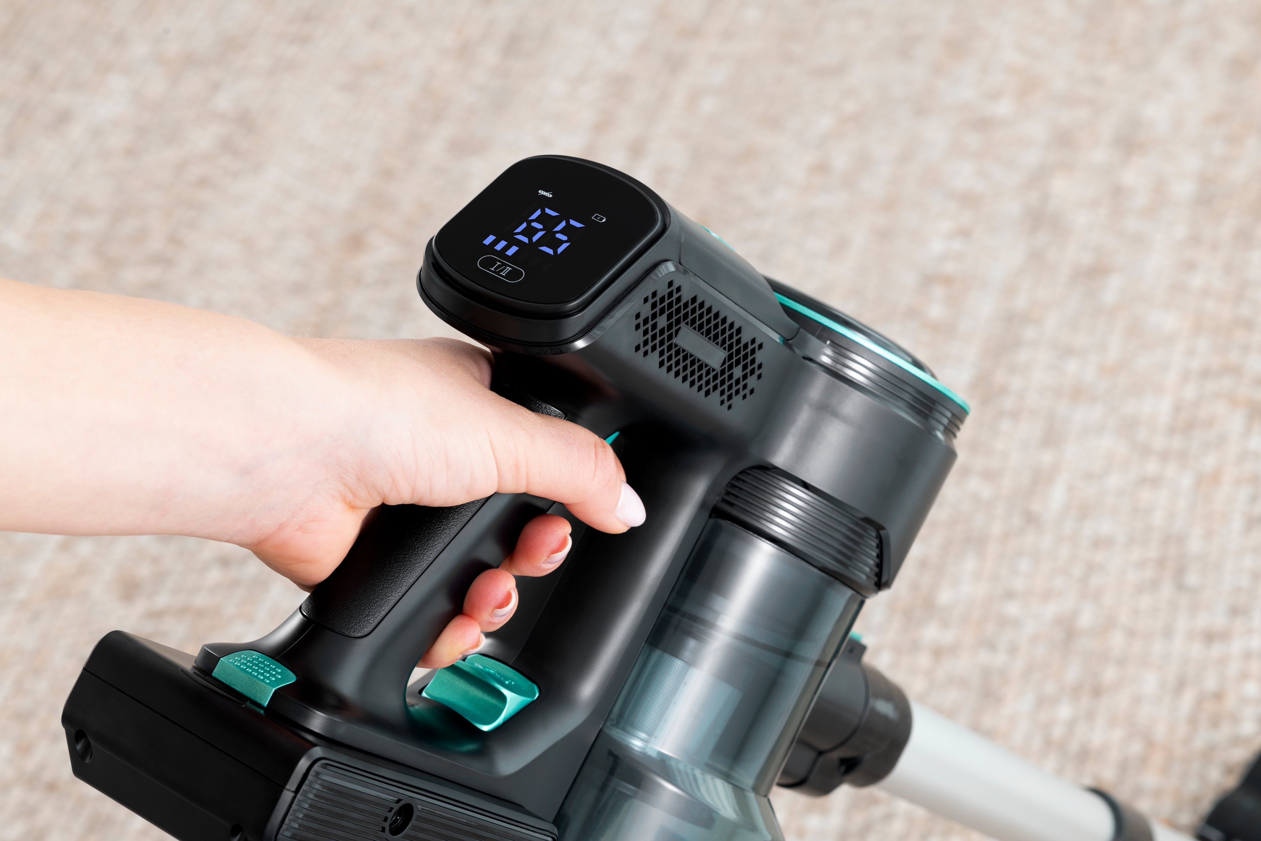 AG Steelstofzuiger. Frosted Green.